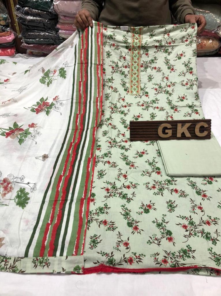 Radhika Designer Suits 3 Pure Cotton Latest Fancy Designer Dress Material